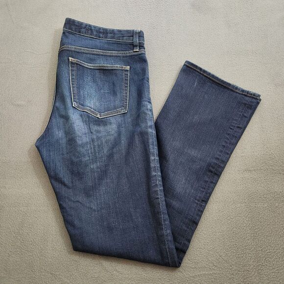 Gap 1969 Women 31L Dark Wash Mid Rise New Perfect Boot Jeans - Picture 2 of 14